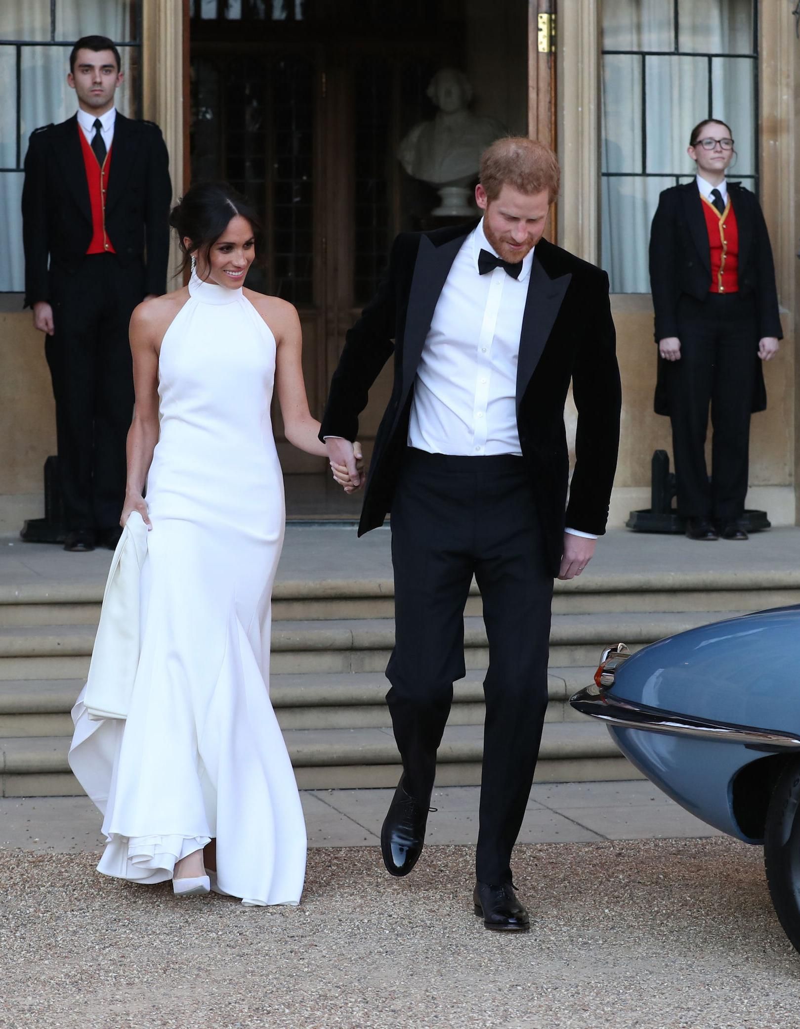 PHOTOS , Découvrez la somptueuse robe de Meghan Markle pour sa soirée de mariage