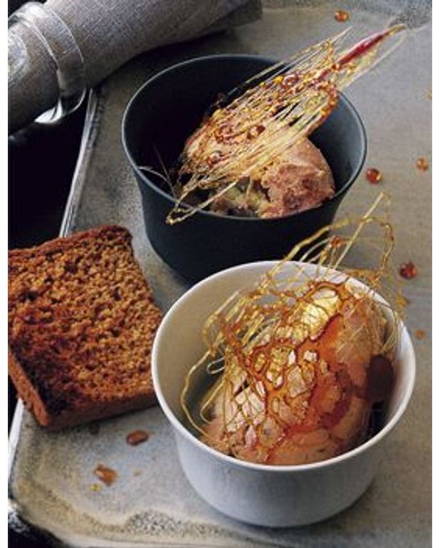 Foie gras au caramel poivré pour 4 personnes Recettes Elle à Table