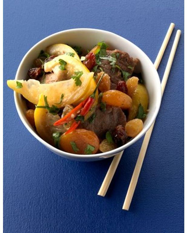 Sauté de porc pimenté au citron pour 6 personnes Recettes Elle à Table