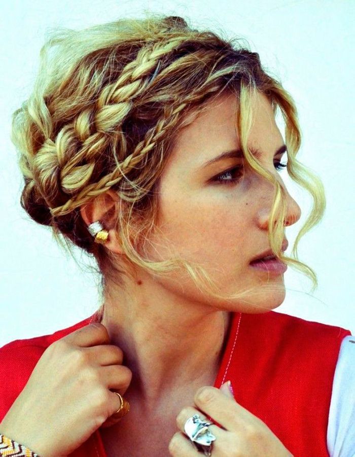 coupe cheveux mi long coiffure