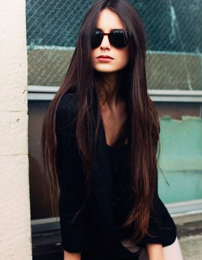 coupe cheveux long femme brune