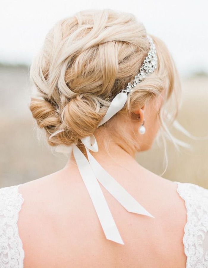 Coiffure mariée headband