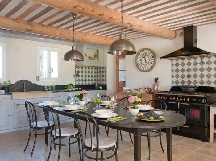 Cuisines traditionnelles elle décoration Cuisine avec siporex