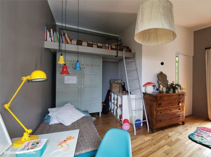 Chambre enfant : nos bonnes idées pour gagner de la place elle ... Idées Chambre Enfant