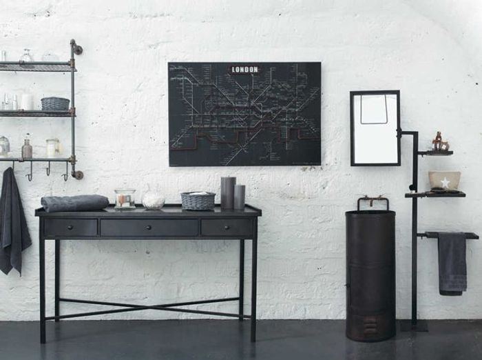 La salle de bains s'habille en noir et blanc elle décoration Salle de bain mosaique noir