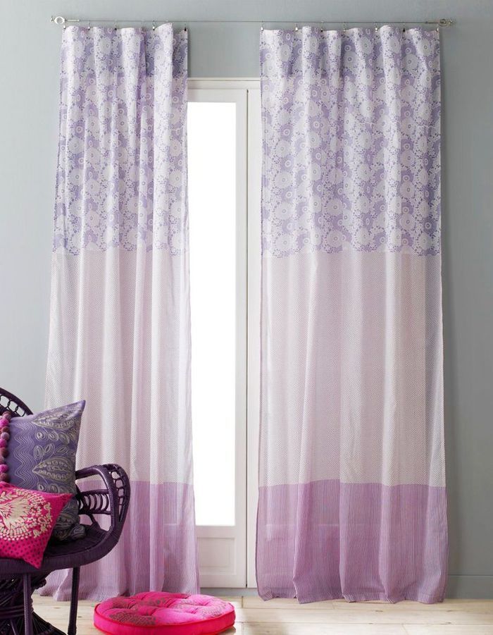 Des idées de rideaux pour faire rêver vos fenêtres elle décoration Recup rideaux désign