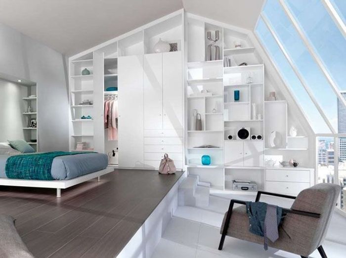 35 chambres sous les combles elle décoration Les couleurs qui mètres dans une chambre sur les quatre murs