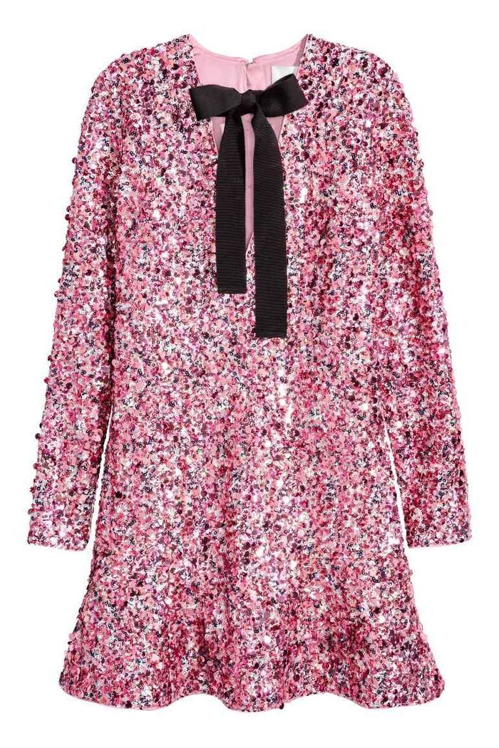 hm robe sequin